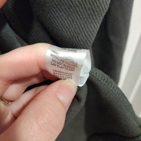 NWT Culture Code Women's Olive Green Jacket Sz 3X-Ruched Sleeves-Boho Western - Picture 7 of 8